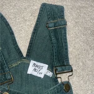 green corduroy overalls!